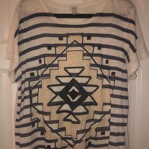XL J crew linen t-shirt